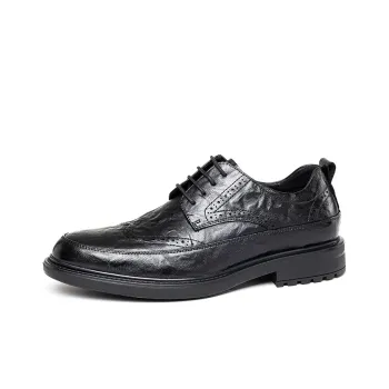 JOSINY Business Formal Leather Shoes Men's Black