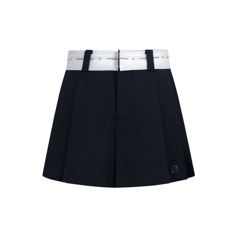 Three Quarters Casual Short Skirts Women's-0