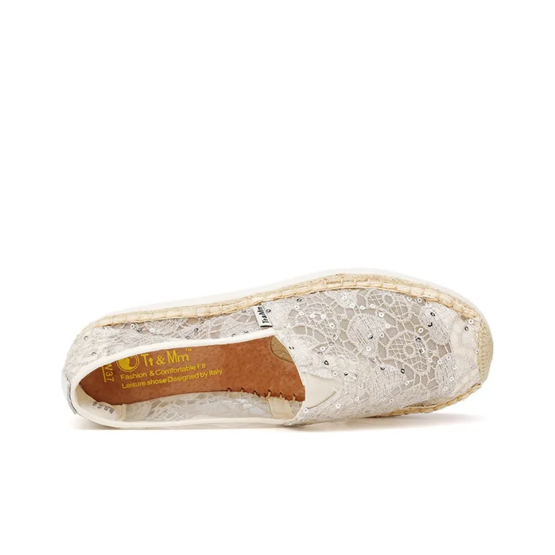 TT&MM Casual Shoes Women's Low Top White-4