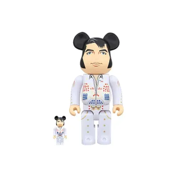 BE@RBRICK Elvis Presley White