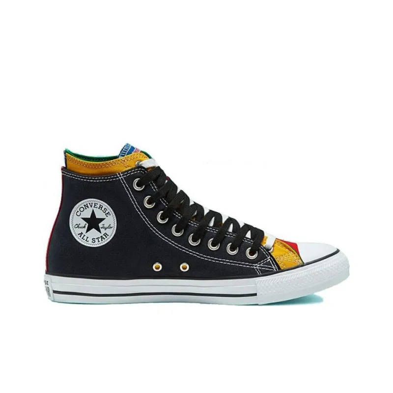 Chuck Taylor All Star Converse Double Upper High 'Black Multi'-1