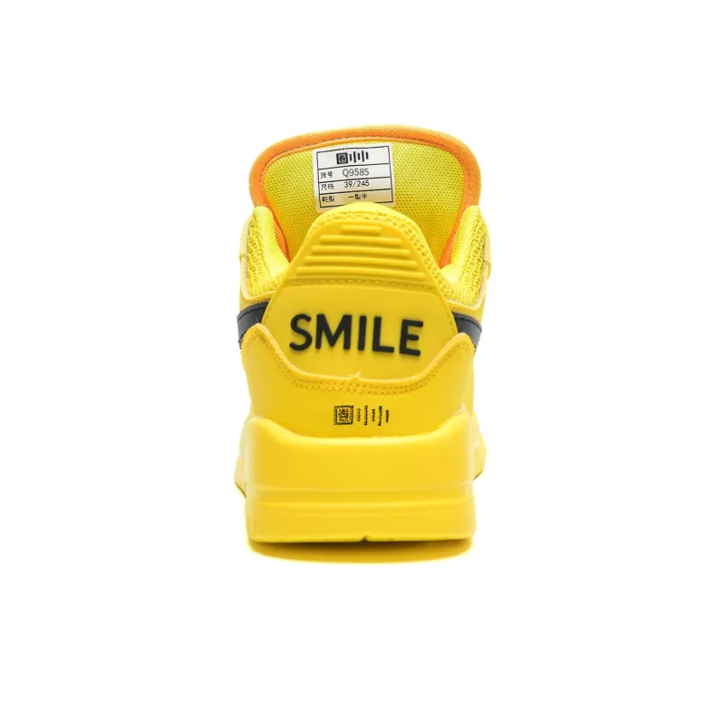 Circle Small Coverage Wear-Resistant Lightweight Breathable Low-Top Skateboard Shoes Unisex-6