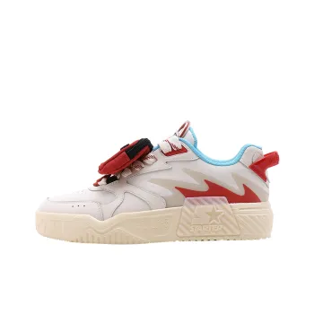 STARTER Vol Series Red And White Street Fighter Arcade Shoes Low Top Skateboard Shoes Women's Beige