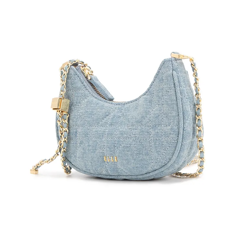 ELLE Fabric Crossbody Bag Women's Blue/Pink/Black-1