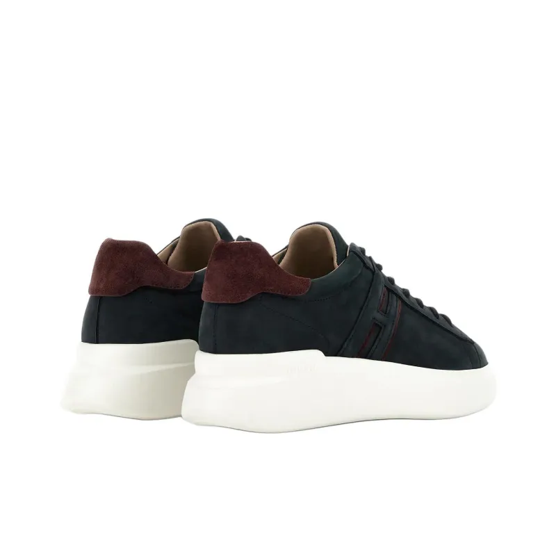 HOGAN H580 Low Top Casual Shoes 4.5cm Men's Dark Blue-3
