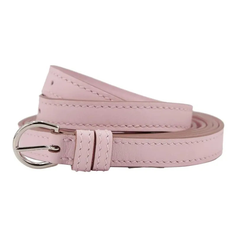 HERMES Kelly Danse Swift Calfskin One Shoulder Crossbody Clutches Women's 09 Mauve Pale Dream Pink-6