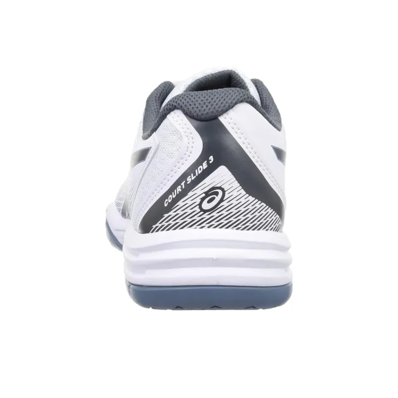 Asics Court Slide 3 Anti Slip Wear Resistant Low Top Casual Running Shoes Unisex White-3