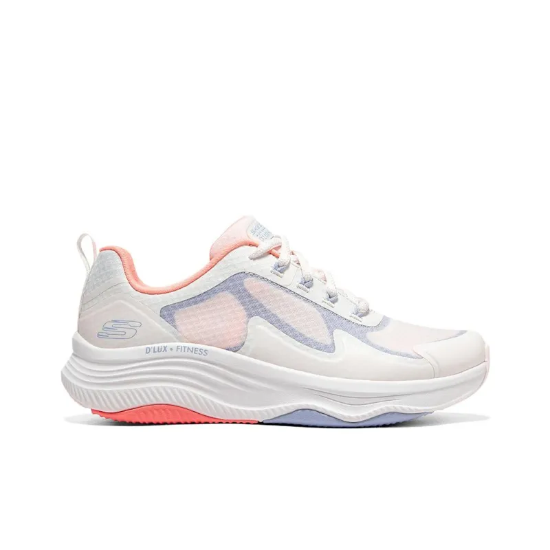 Skechers D'lux Fitness 'White Orange' Women's-1