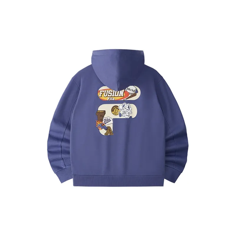 FILA FUSION Sweatshirts Unisex LeDi Blue-1