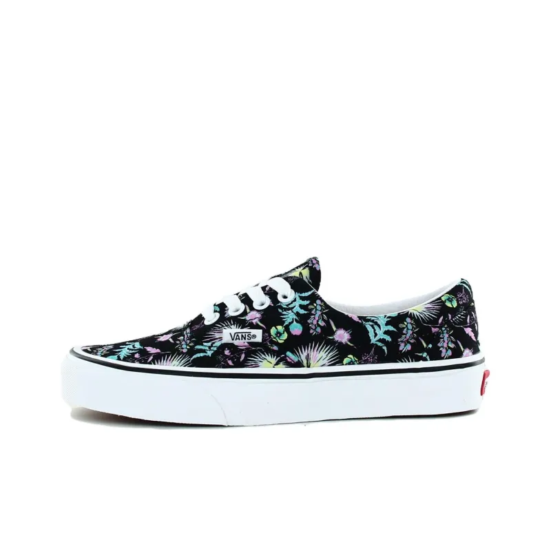 Vans Era Paradise Floral Shoes Black/White Women's-0