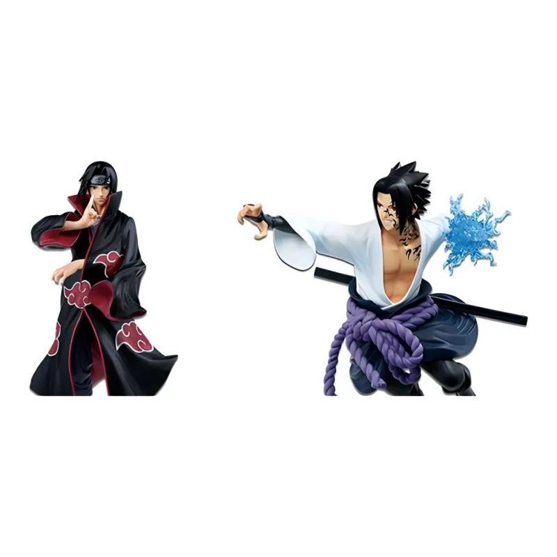 BANPRESTO Sasuke Uchiha Glasses Factory Naruto Shippuden Itachi Uchiha Set Scale Figures 20 22cm-3