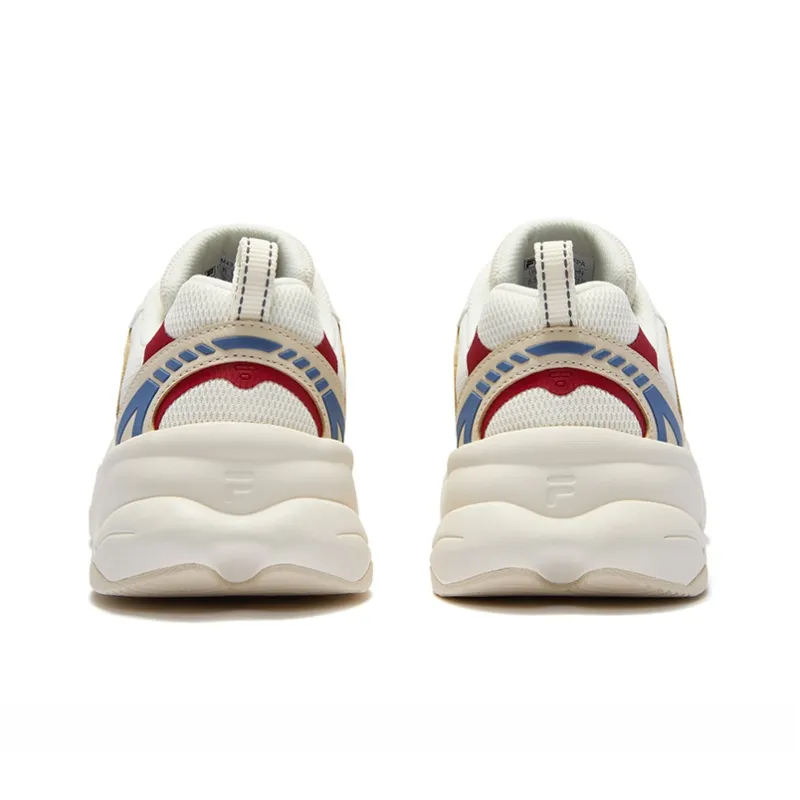 FILA FUSION UNIQUE Low Top Casual Shoes Men's Beige White Yellow-2