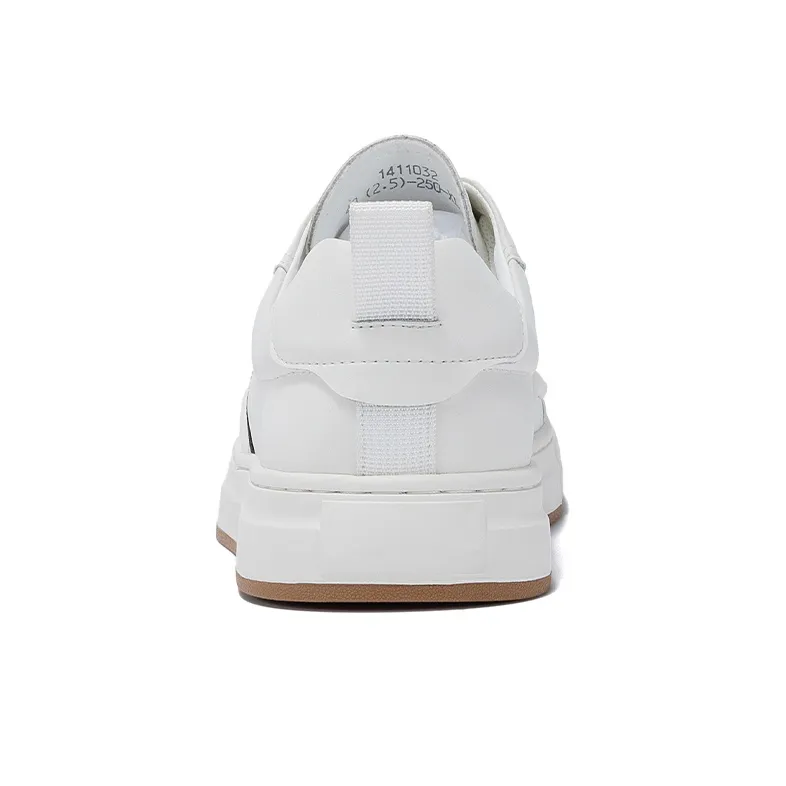 JOSINY Low Top Skateboard Shoes Men's White-4