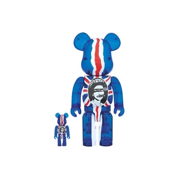 BE@RBRICK X Sex Pistols God Save The Queen Clear Version Multi