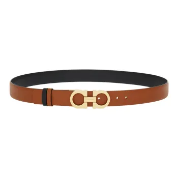 Ferragamo Reversible Gancini Leather Belt