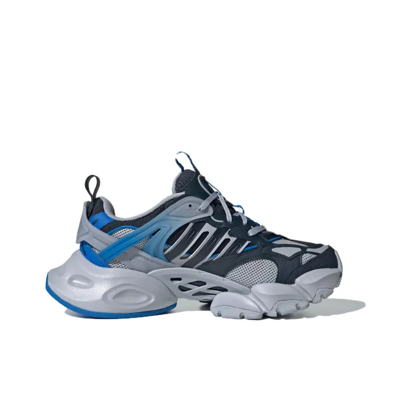 Adidas XLG RUNNER DELUXE Anti Slip And Wear Resistant Breathable Low Top Casual Running Shoes Unisex Gray-1