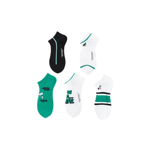 HANADASOX No-Show Socks Men's 5 Pack Mixed Color