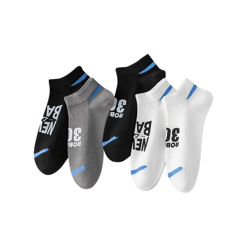 HANADASOX Ankle Socks Men's 5 Pack Mixed Color-1