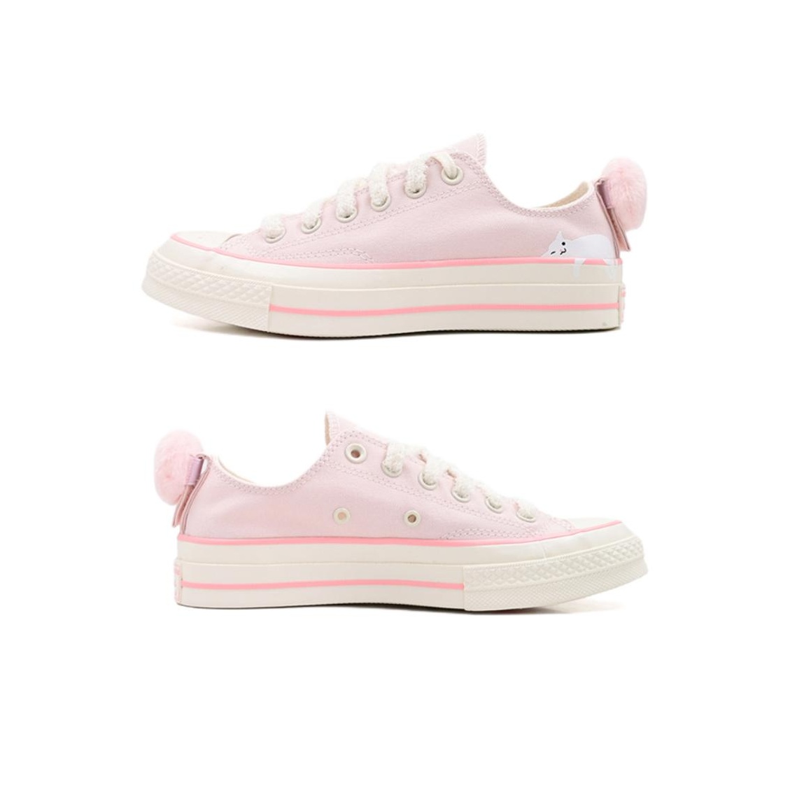 Converse Chuck Taylor All Star Ox store Coastal Pink Silver Girls Size 2