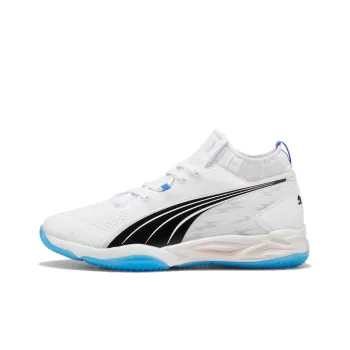 PUMA Abrasion Resistant Support High Top Training Shoes Unisex White Blue Black