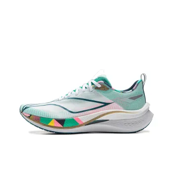 LiNing Red Hare 7 Pro Cushioned Slip Resistant Low Top Running Shoes Men's White Green