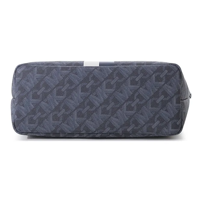MICHAEL KORS Eliza Series Artificial Leather Combo Bag Tote Shopping Bag Shoulder Bag Women's Dark Blue-4