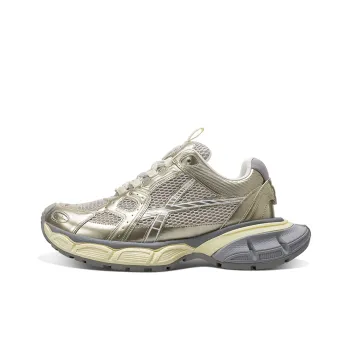 HART DAVIS X103 Series Wear Resistant Height Increasing Low Top Chunky Sneakers Unisex Champagne