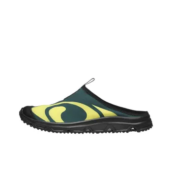 SALOMON RX Slide 3.0 Abrasion Resistant Slip Resistant Wrap toe Slippers Unisex Green