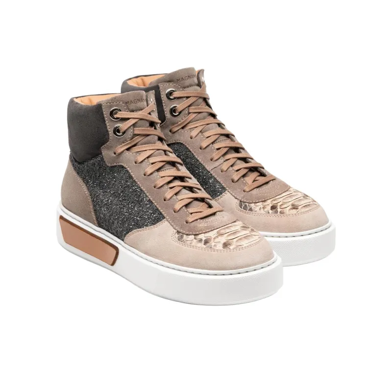 Magnanni Eva High-Top Skateboard Shoes Women's Light Pink-2