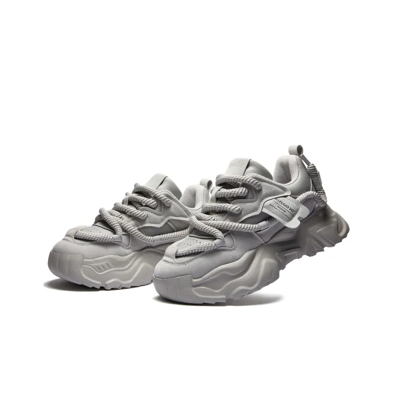 RIFUGIO VO' Shock Absorbers With Slip Resistant And Abrasion Resistant Properties Low Top Chunky Sneakers Unisex-2