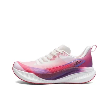 LPMX Breathable Support Lightweight Rebound Running Shoes Unisex Plum Red Purple