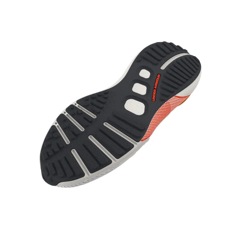 Under Armour HOVR Phantom 3 Slip Resistant Low Top Running Shoes Men's White Orange-4