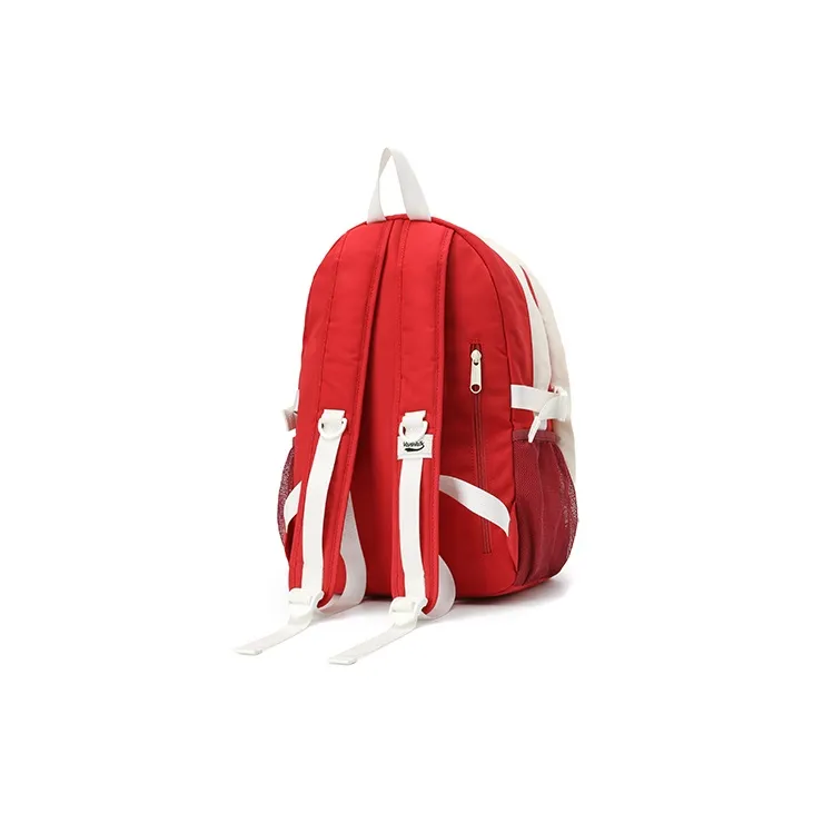 VANWALK Polyester Backpack Tubas Unisex Vintage White/Baseball Red/Vintage Green-10