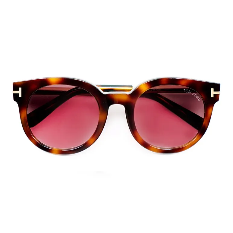 TOM FORD Butterfly Sunglasses Unisex Tortoiseshell-1