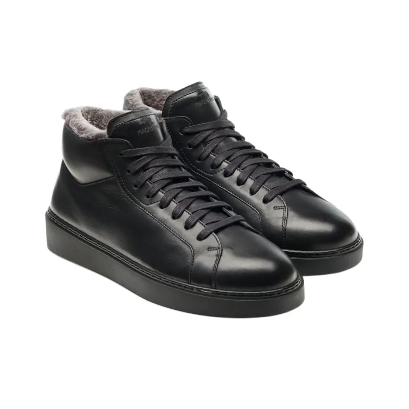 Magnanni Reddik II High-Top Skateboard Shoes Men's Black-2