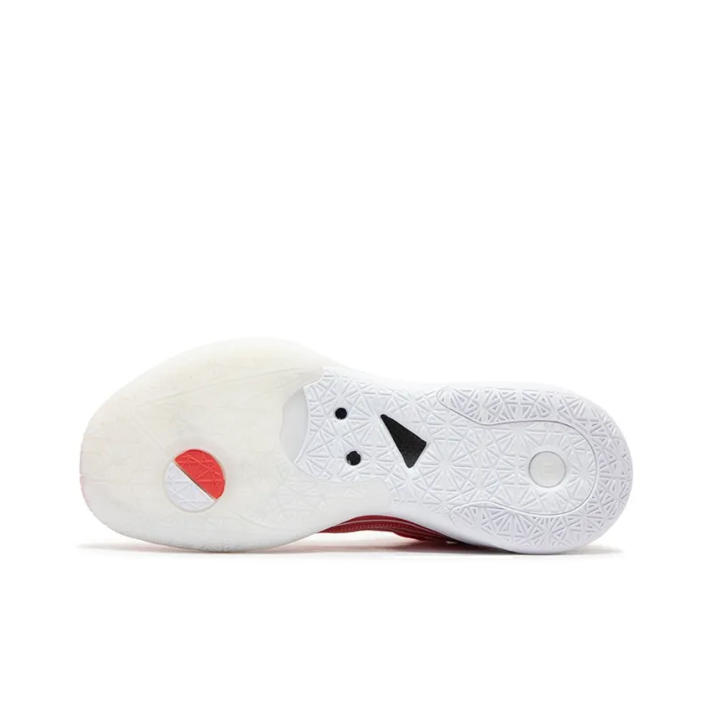 361° BIG3 5.0 Pro PE Basketball Shoes Men Mid Top Quhua Red/361 Degrees White-4
