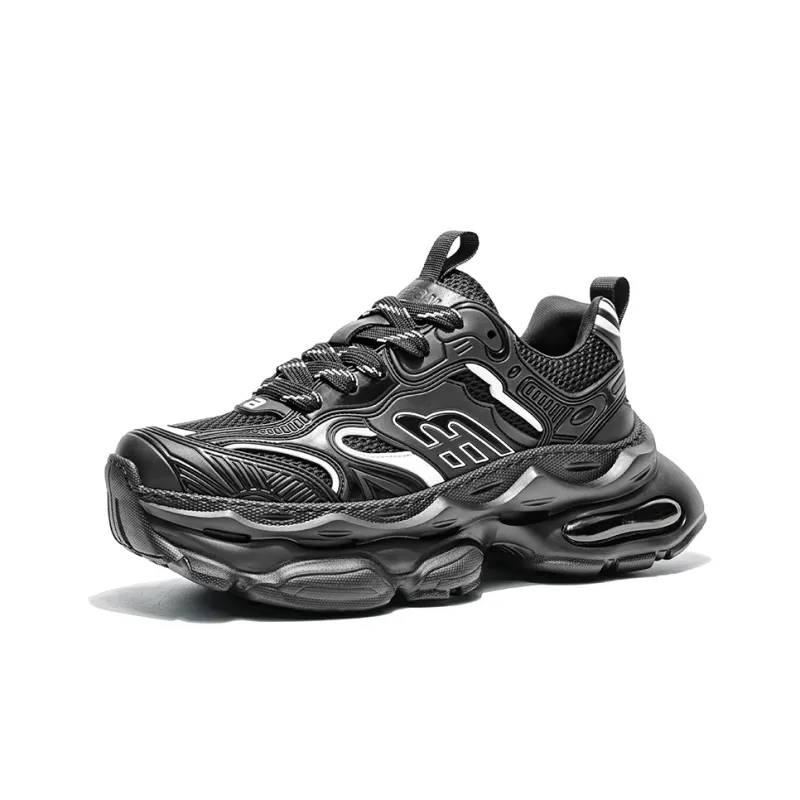 MOERBAI Spacewalk Series Cushioning Breathable Coverage Lightweight Height Increasing Low Top Chunky Sneakers Unisex-1