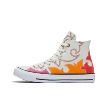 Converse Chuck Taylor All Star Le High Egret Red Orange 'White Red' Women's