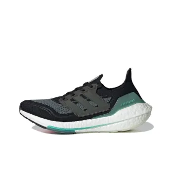 Adidas Ultra Boost 21 Black Acid Mint Women's