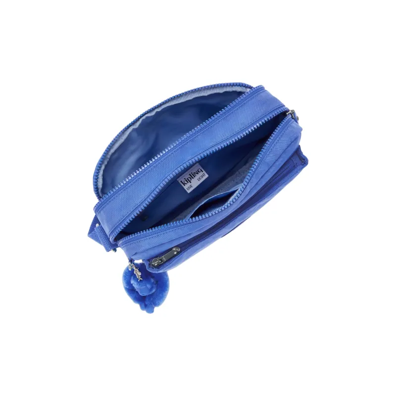 Kipling Polyamide Crossbody Bag, Shoulder Bag Medium Size Women's Blue-3