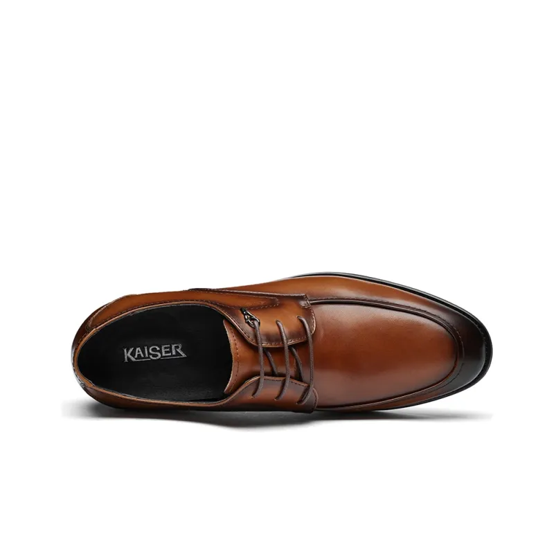 KAISER Dress Shoes Men Low Top Brown/Black-11