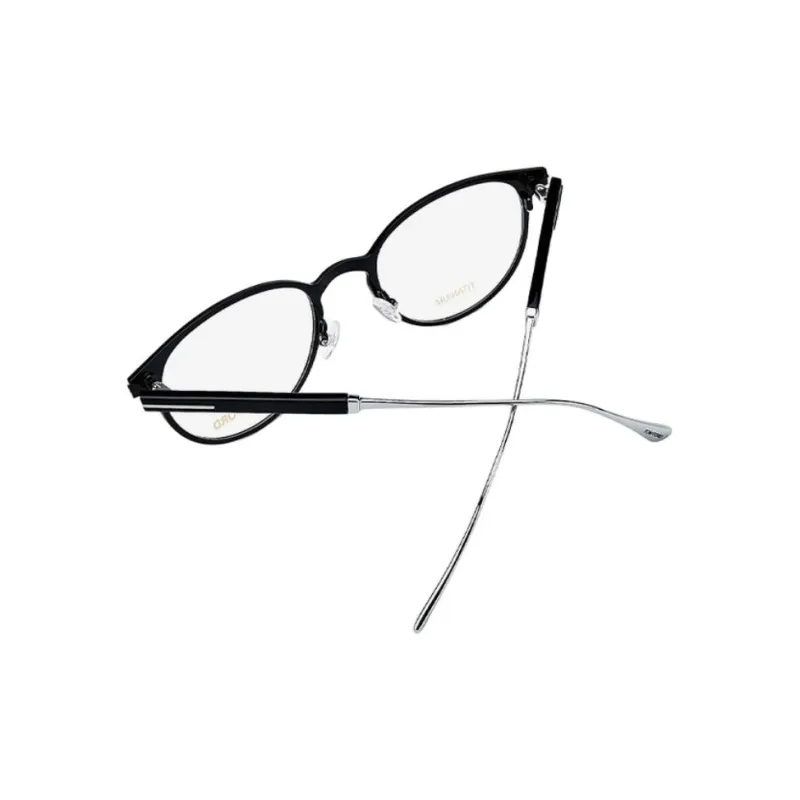 TOM FORD Plate Frame Titanium Alloy Irregular Shape Eyeglass Frames Unisex Black-2