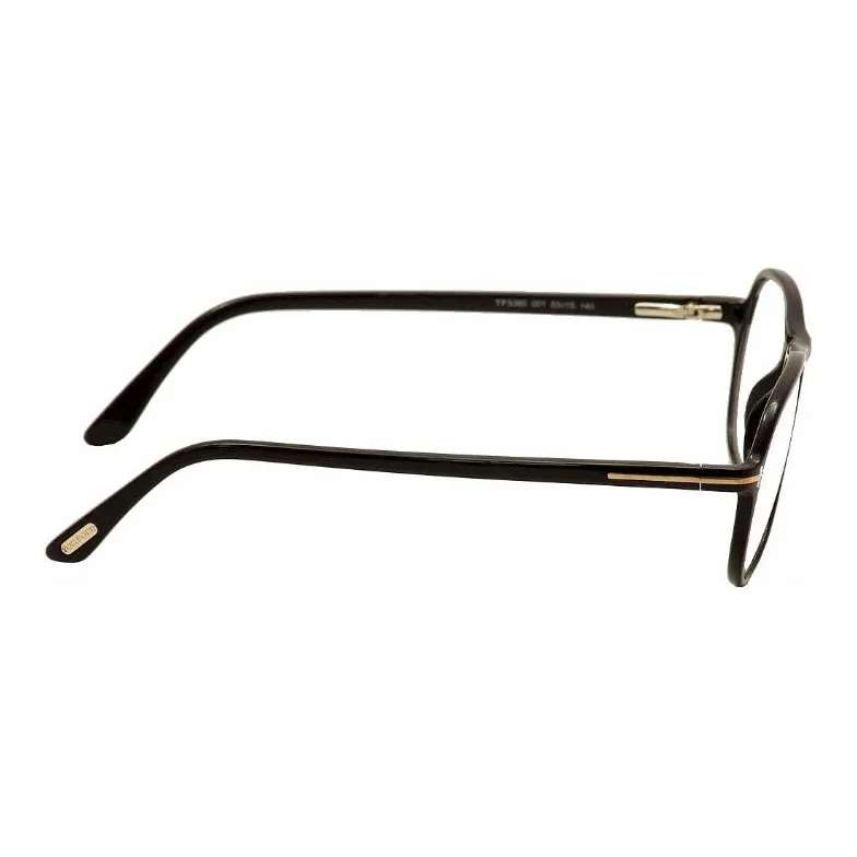 TOM FORD Acetate Aviator Eyeglass Frames Men's Black-4