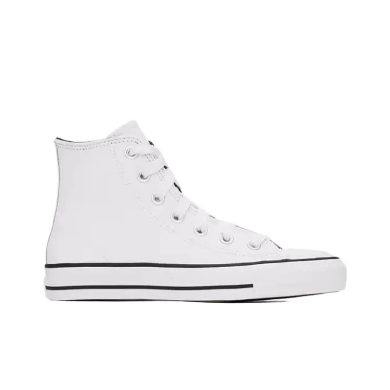 Converse Anti Slip Wear Resistant High Top Canvas Shoes Women's White Black-1