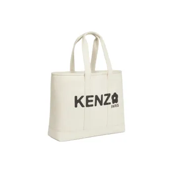 KENZO Utility Logo Printed Large Tote Bag