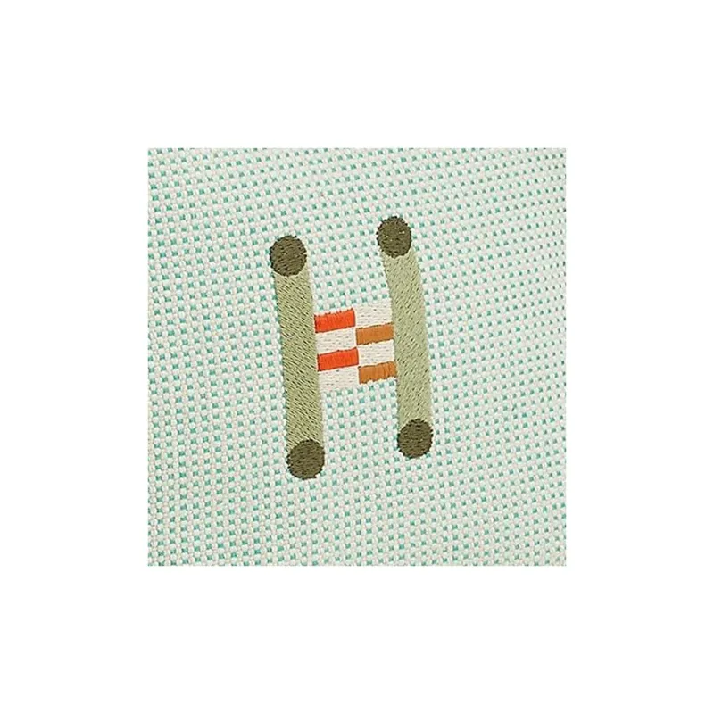 HERMES Bolide Cotton Storage Bag Mini Women's Cloud White & Mint Green-1