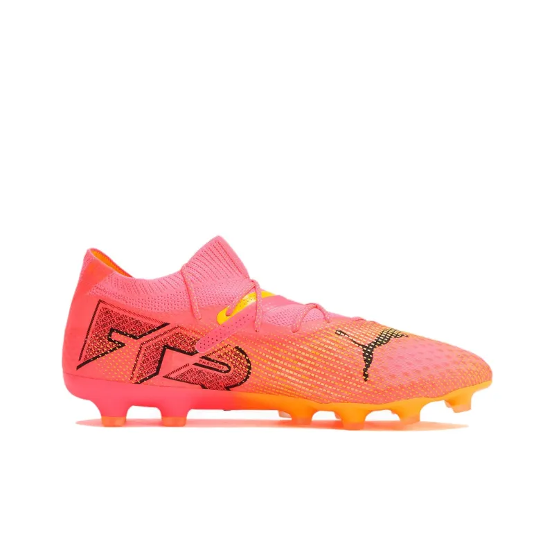 PUMA FUTURE 7 ULTIMATE AG Short Rubber Studs HG Short Rubber Studs Slip Resistant Soccer Shoes Men's Pink Black-1