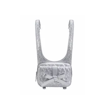 ECODAY ECOD PU Backpack Regular Women's Silver/Champagne Gold