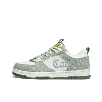Cabbeen Paisley Anti Slip Wear Resistant Low Top Skateboard Shoes Men's