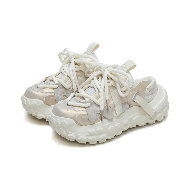 Jay Wear Resistant Breathable Height Increasing Low Top Chunky Sneakers Women's-14